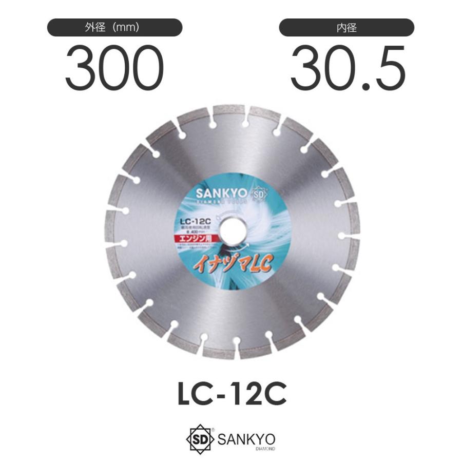 三京ダイヤモンド工業 イナヅマLC LC-12C 内径30.5mm｜monotool