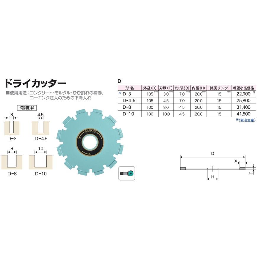 三京ダイヤモンド工業 ドライカッター D-8 : モノツール - 通販 三京ダイヤモンド工業 ドライカッター D-8 : モノツール - 通販