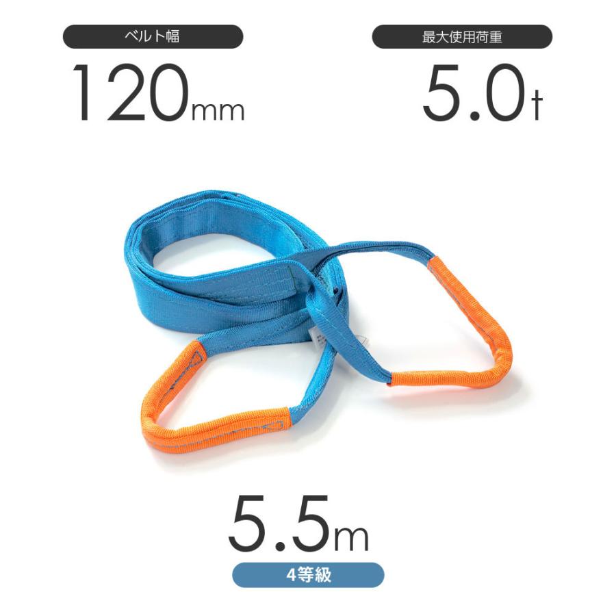 最新情報 純国産jis4等級ベルトスリング Aqスリング 両端アイ形 E型 幅1mm 5 5m 使用荷重 4 8t 水色 強力ベルトスリング 4e Www Eleanorclearylaw Com