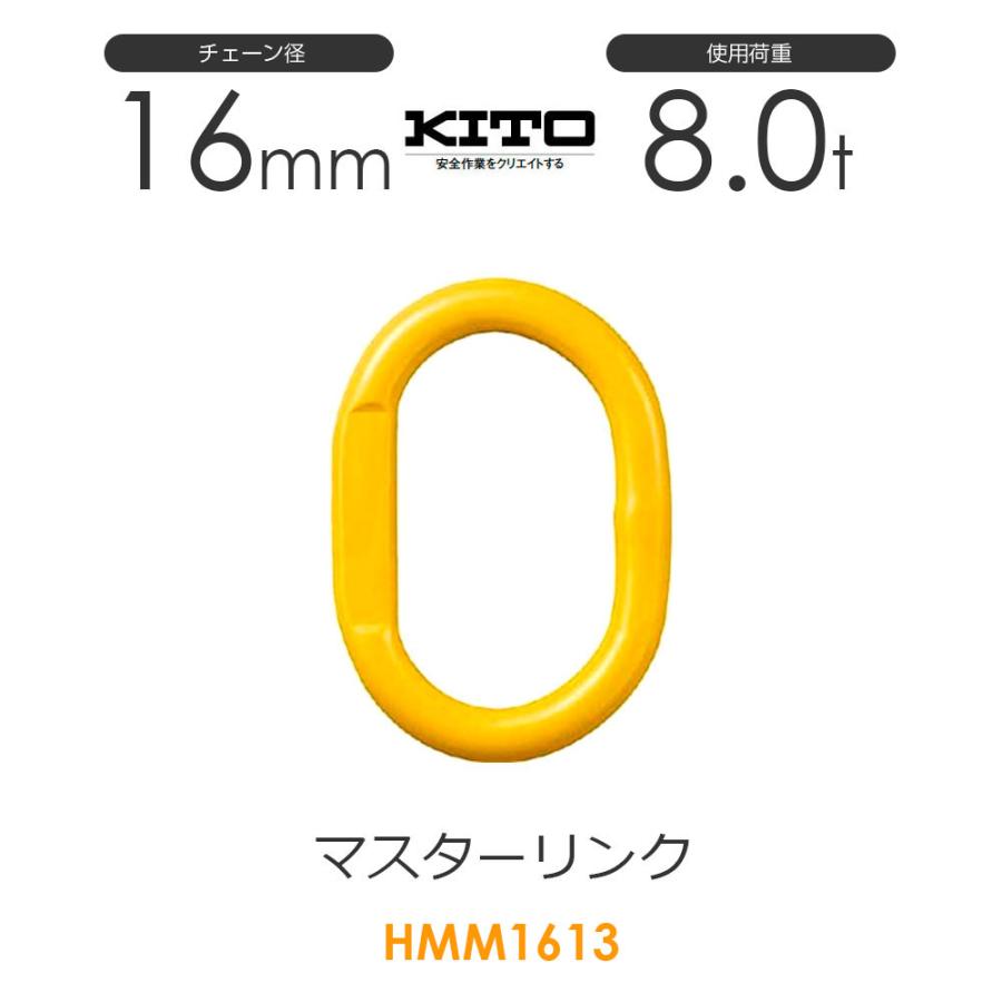 キトー HMM1613 ※旧HM21613 マスターリンクHM φ16mm 使用荷重8.0t