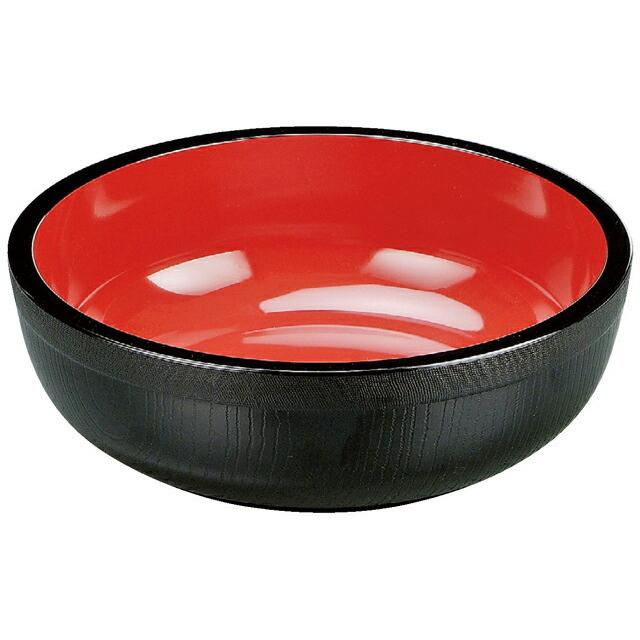 内朱天黒 6寸 うどん そば鉢 19枚 食器 器 新品 未使用 業務用 美術品