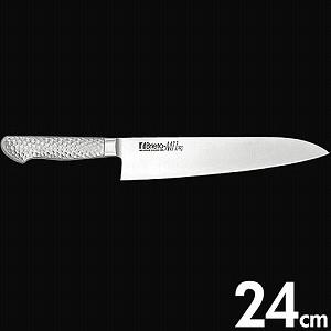 片岡製作所 モリブデン鋼 包丁 ブライト M11 プロ 牛刀 両刃 240mm M1104