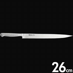 片岡製作所　モリブデン　包丁　ブライト　M11　プロ　ヨーロッパスタイル　ナロー　スライサー　両刃　10　260mm　M117