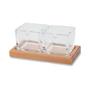 エムタカ 卓上小物 薬味入れ 2ヶ用 No.672 : モノタス業務用厨房用品 