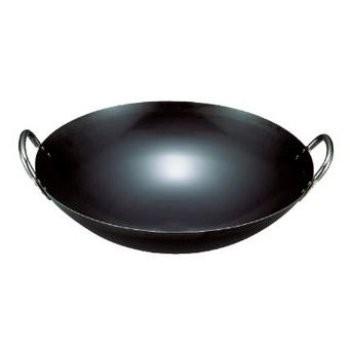 アカオアルミ 広東鍋 48cm（鉄製中華鍋） : モノタス業務用厨房用品