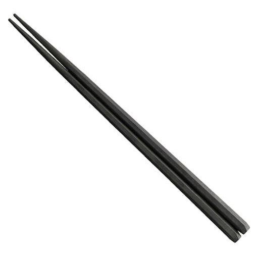 メラミン食器 六角箸 OM (面取タイプ) SPS 黒/22.6cm 福井クラフト