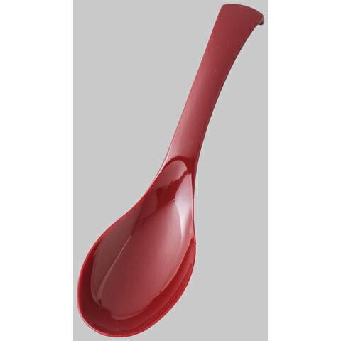 メラミン食器 AC平型レンゲ 赤 福井クラフト スプーン : モノタス