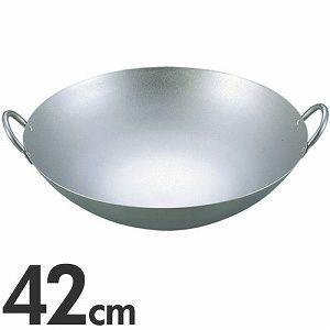 超軽量プロ御用達　チタン製中華鍋 EBM 純チタン 超軽量 中華両手鍋 42cm : モノタス・キッチン雑貨専門店