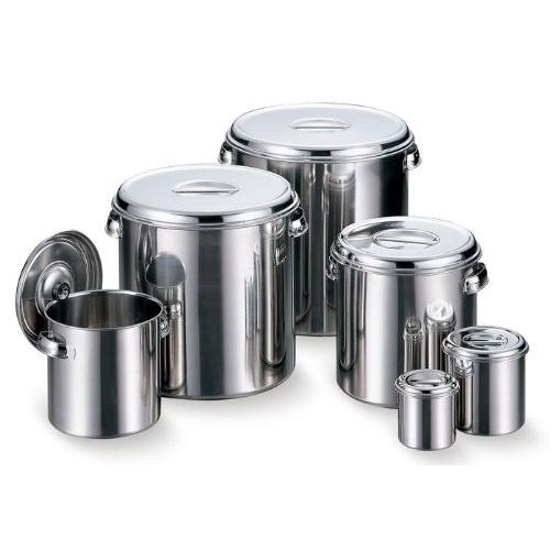 ステン角型キッチンポット内径12㎝×4個セット【新品、未使用】 HACCP 