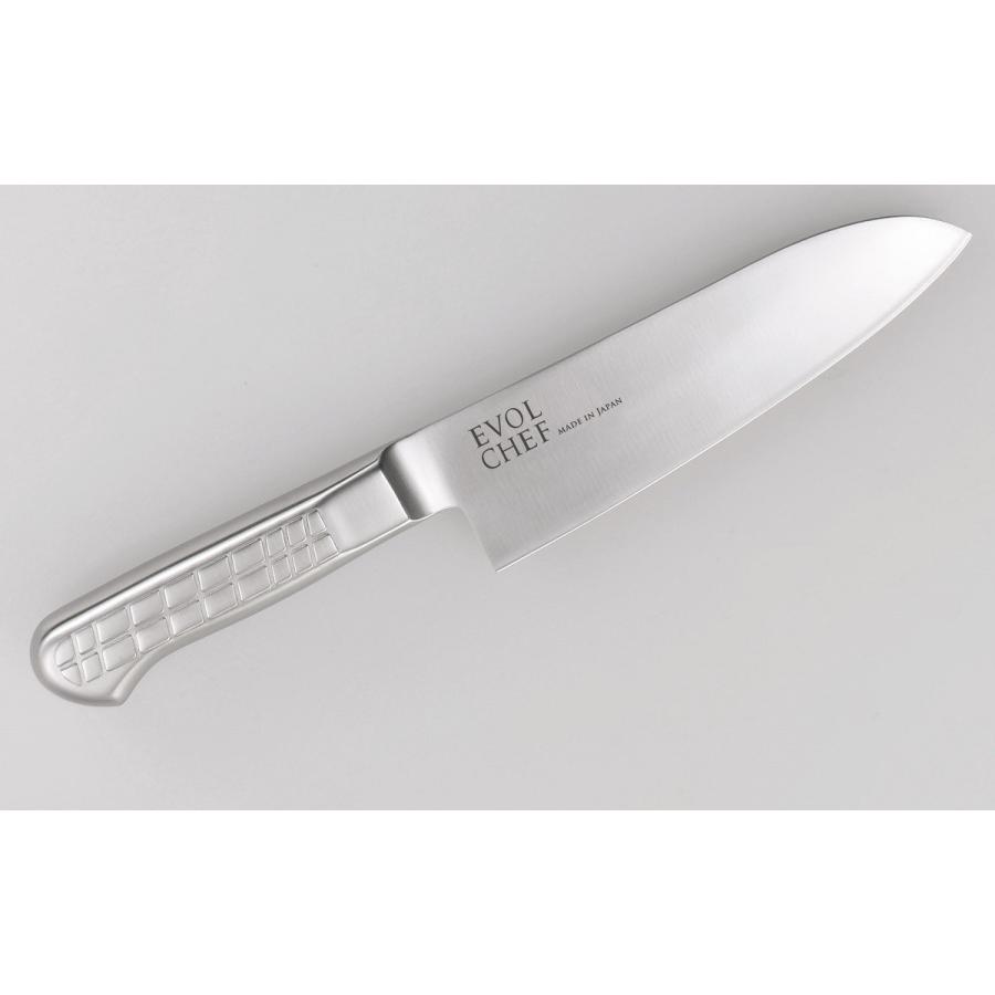 貝印 EVOL CHEF（エボルシェフ） オールステンレス製包丁 三徳