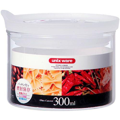 アスベル Unix Ware ユニックス ガラスキャニスター 300ml Gc モノタス キッチン雑貨専門店 通販 Yahoo ショッピング