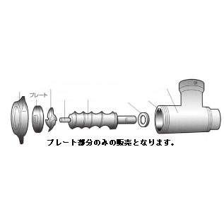 ROYAL(アルファ・ローヤル) ミートチョッパー 22用 プレート 1.9mm　 旧名：喜連ローヤル