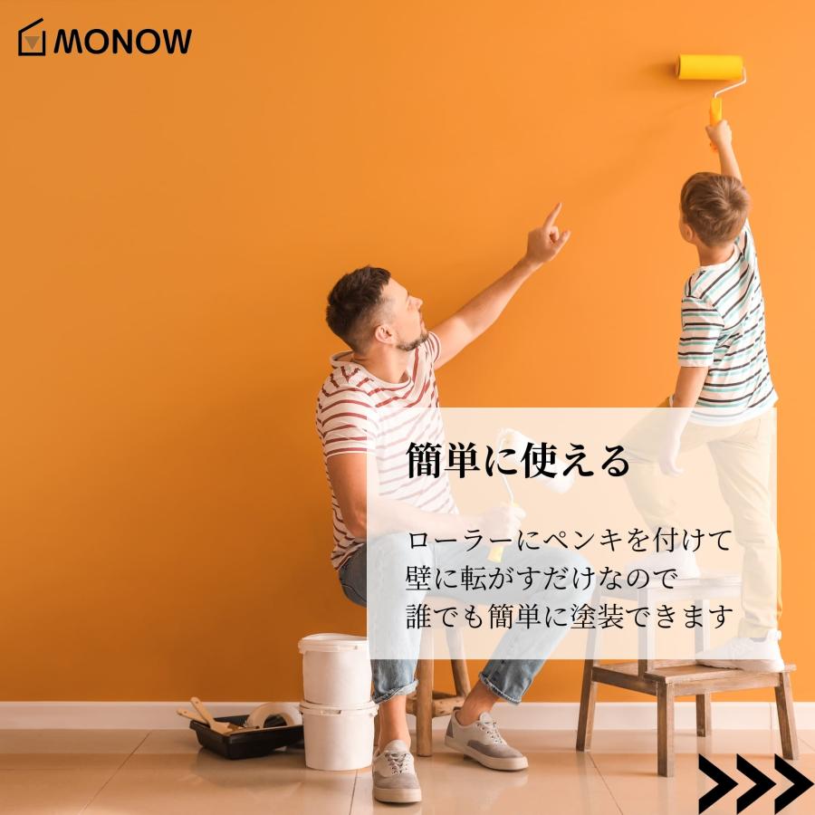 MONOW ペンキ ローラー 塗装 ペイントローラー 塗装ローラー ペンキ