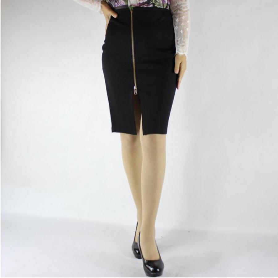 最新◇リナシメント◇定番人気のジップスリット！美形”黒ペンシル