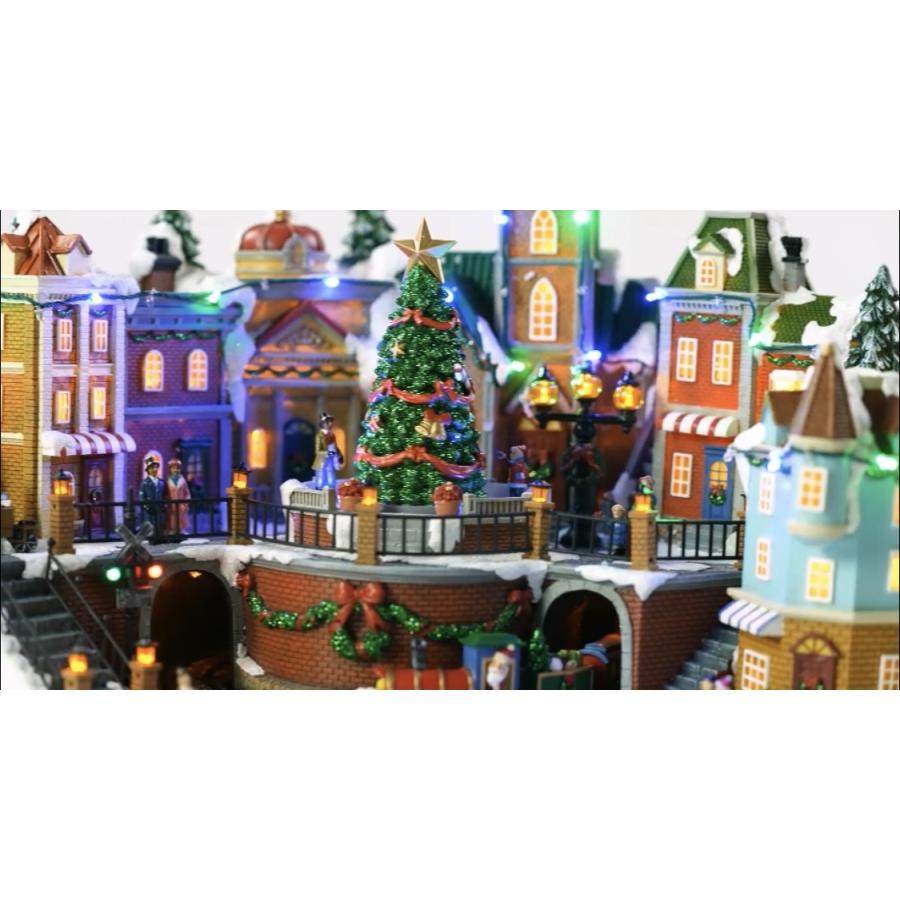 外箱アウトレット品 ホリデービレッジ Animated Village with 外箱アウトレット品 ホリデービレッジ Animated Village with