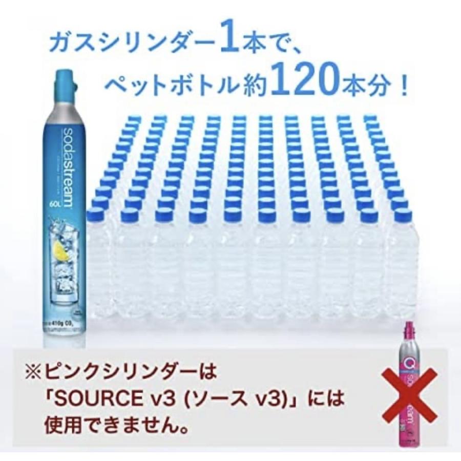 ソーダストリーム SOURCE v3 (ソース v3) soda stream レッド 赤