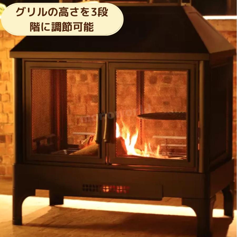 数量限定特価 焚き火台 屋外暖炉 ファイヤーピット 調理用グリル 数量限定特価 焚き火台 屋外暖炉 ファイヤーピット 調理用グリル
