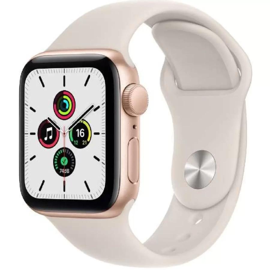 Apple Watch SE GPS 40mm ゴールド アルミニウムケース スターライトスポーツバンド アップルウォッチ  Apple 腕時計 ゴールドアルミニウム MKQ03｜monoworld-japan｜02