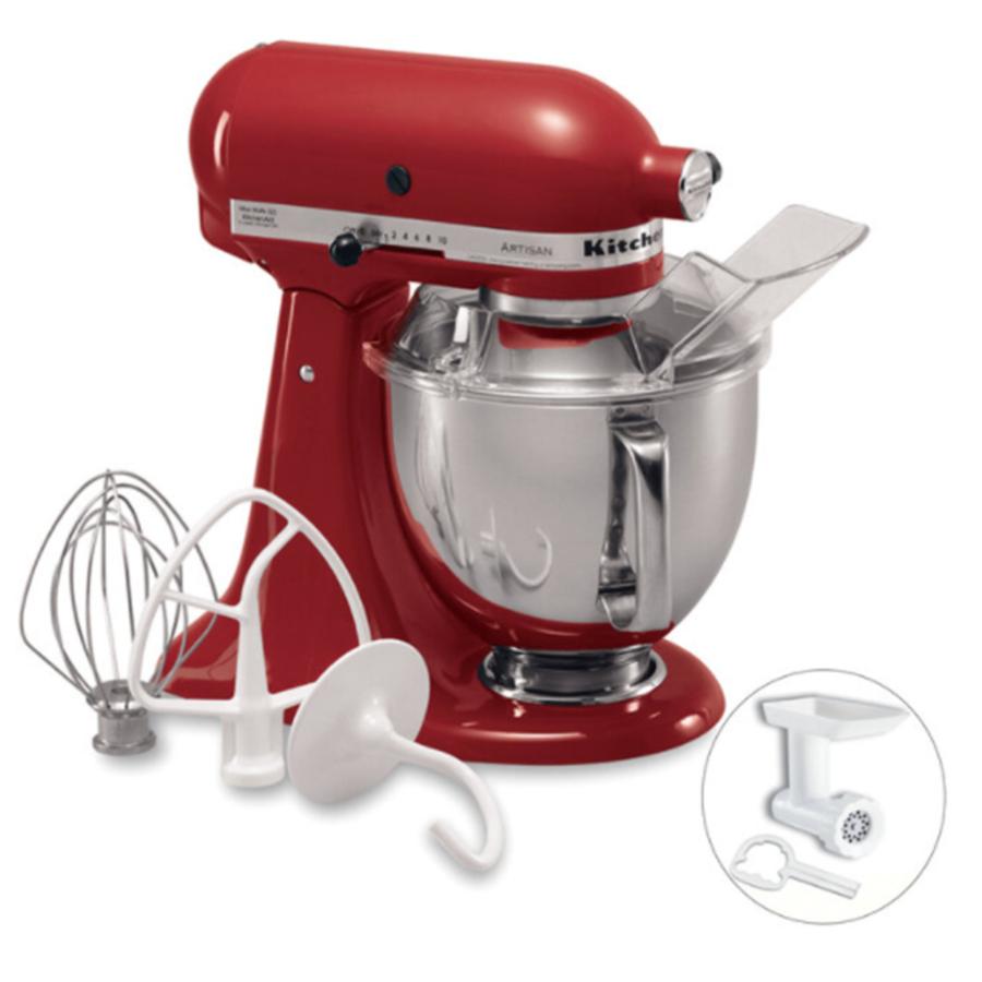 限定超特価 当日発送品 キッチンエイド アルチザン スタンドミキサー 4.8L 赤 レッド KitchenAid Artisan Stand Mixer 4.8L RED  9KSM162ER｜monoworld-japan｜02