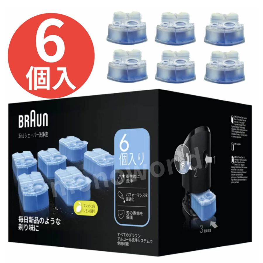 BRAUN 6 クリーン&リニュー　カートリッジ 6個入り×4個セット 楽天市場】ブラウン クリーン＆リニューシステム 洗浄液 6個