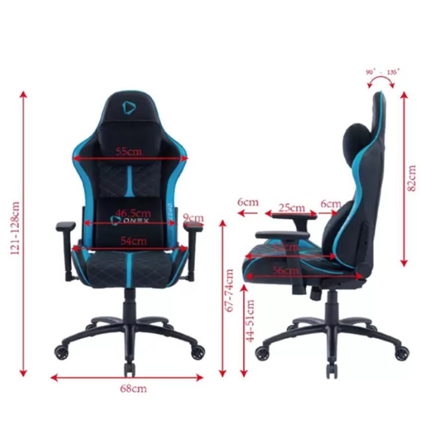 ONEX ゲーミングチェア Air6 グラファイト ONEX Air6 Gaming Chair Black 椅子 チェア 3Dアームレスト  eスポーツデザイン 在宅ワーク デスクワーク