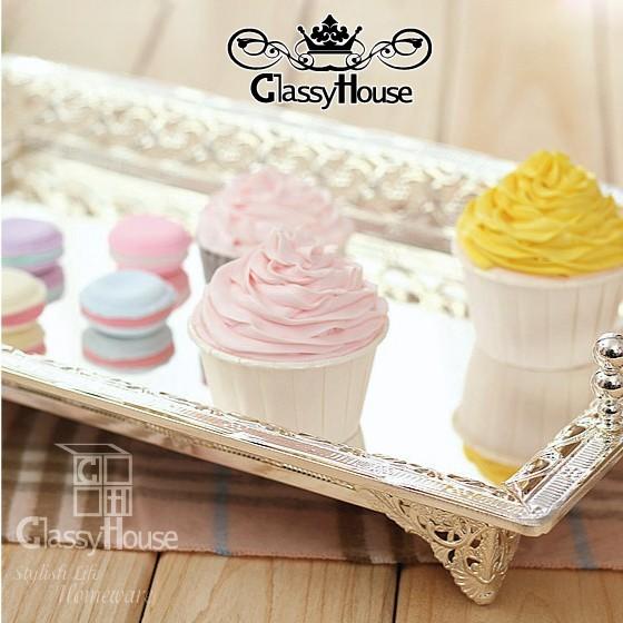 トレイ お盆 ケーキスタンド インテリアトレイ お洒落 可愛い エレガント 姫系 クラッシィハウス 英国風エレガンティックスイーツトレイｍ C19aw 1 4 003 3 3691 Classy House 通販 Yahoo ショッピング