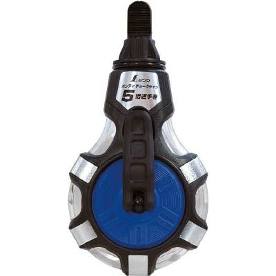 あんと シンワ ハンディチョークライン 5倍速手巻 粉付3倍太糸 ブルー 77560