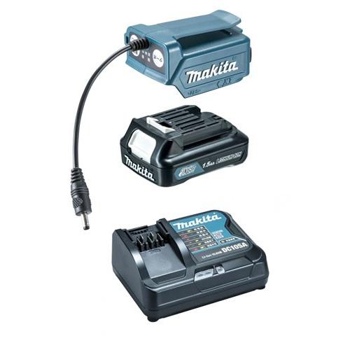C1195 マキタ 充電式ファンジャケット用バッテリ/ファン/ジャケット付き マキタ 薄型バッテリー BL1055B A-72126 モバイルバッテリー