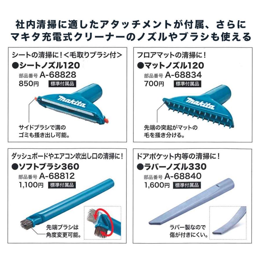 マキタ（makita） 充電式ハンドクリーナ CL184DRF（18vバッテリBL1830B