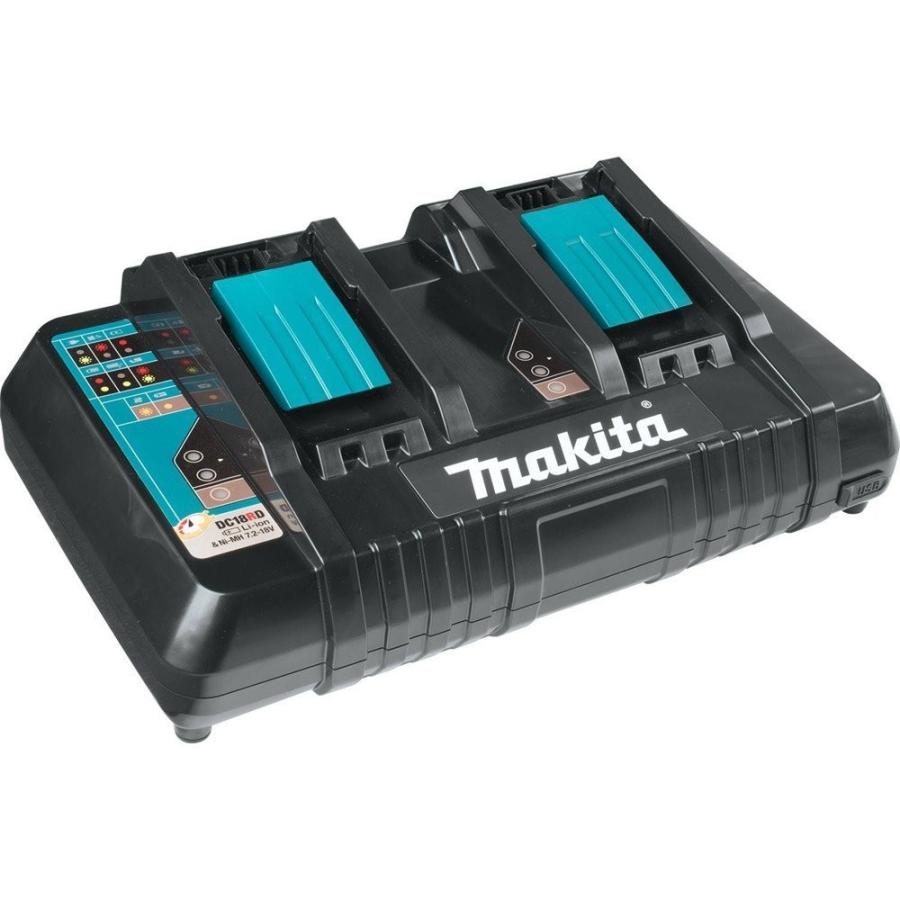 マキタ 2口急速充電器 (9.6〜18V対応) DC18RD ※10.8Vスライド非