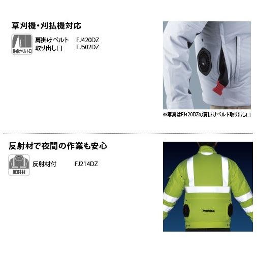 マキタ（makita） 充電式ファンジャケット FJ502DZ (紺) 3Lサイズ