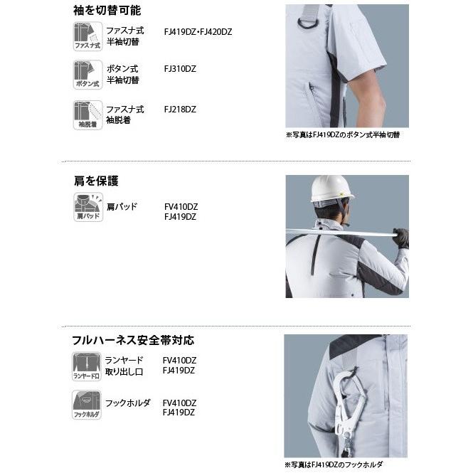 マキタ（makita） 充電式ファンジャケット FJ502DZ (紺) Mサイズ