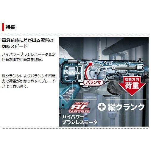 マキタ（makita） JR001GRDX 充電式レシプロソー (40Vmax/2.5Ah 