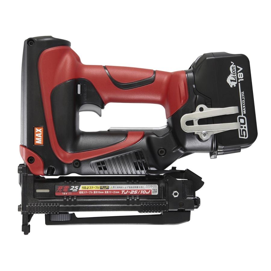MAX 充電式タッカ TJ-25/10J-BC/1850A (18V/5.0Ah)[バッテリ(JP