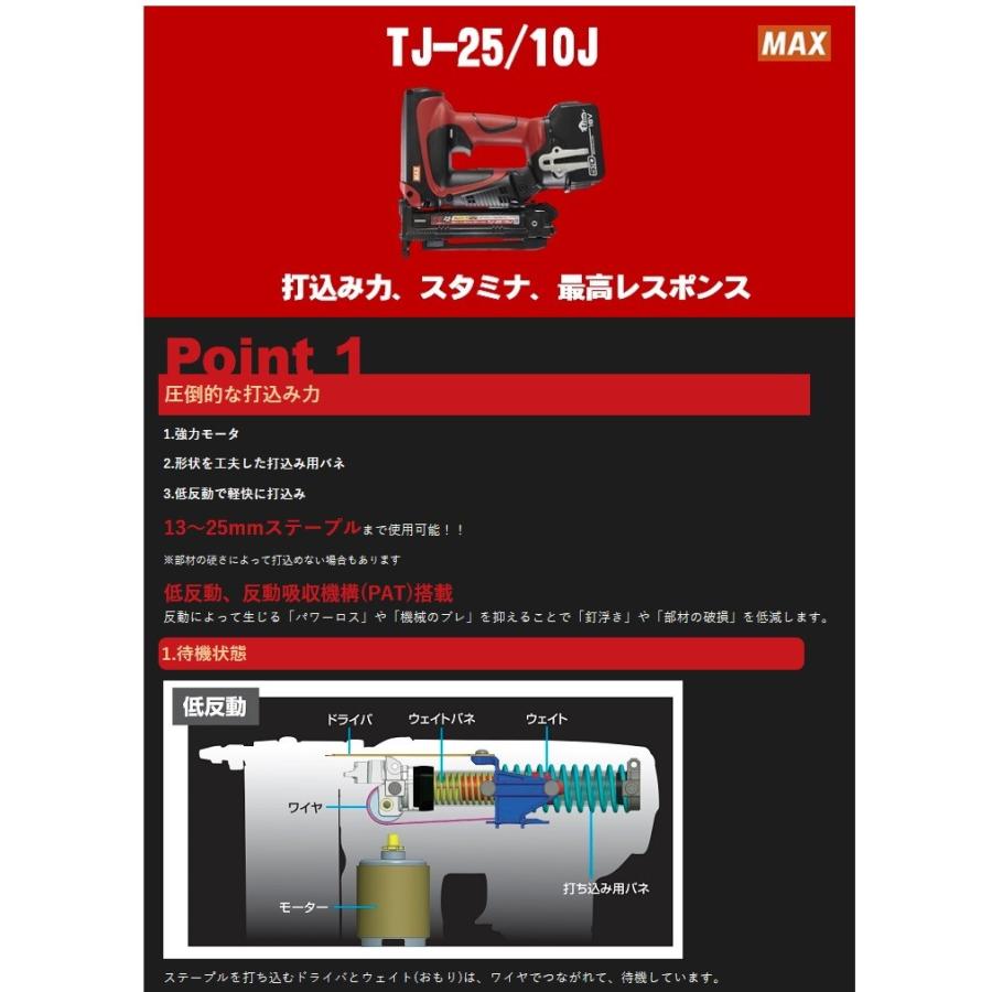 マックス 【春のお買い得/パワーランプ進呈(数量限定)】MAX 充電式 