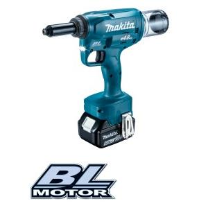 243 【未使用】makita マキタ 充電式リベッタ 18V モデルRV150DZ バッテリ・充電器別販売 Blue ブルー マキタ（makita） 充電式リベッタ RV150DZ (18V対応) (本体のみ・2.4