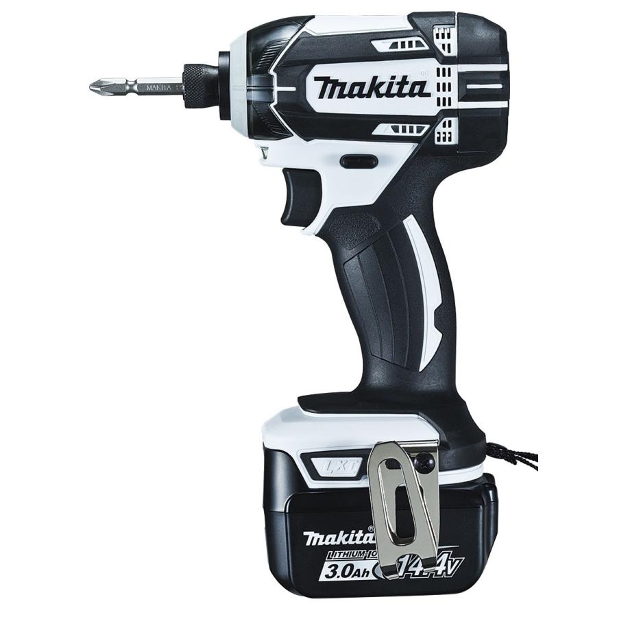マキタ 充電式インパクトドライバ TD138DRFXW（白）14.4V/3.0Ah 