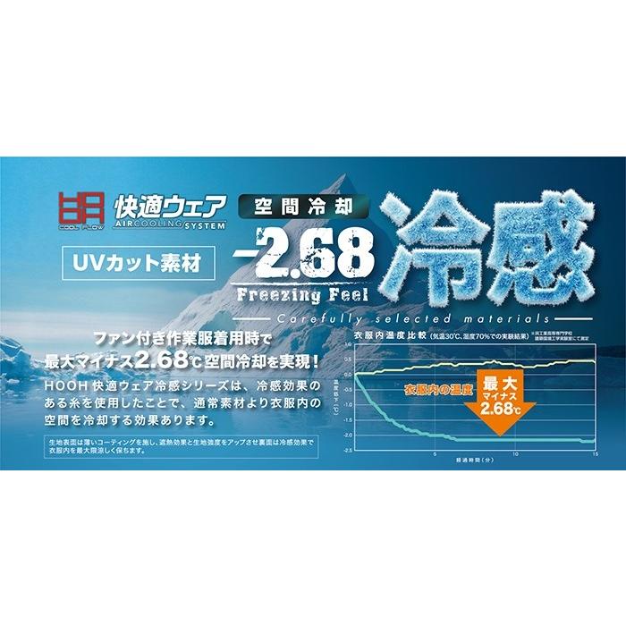HOOH（鳳皇） 快適ウエアハーネス対応 冷感ベスト V5599 ネイビー LL