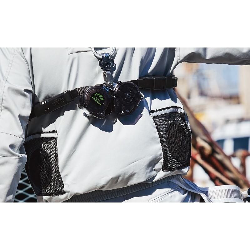 HOOH（鳳皇） 快適ウエアハーネス対応 長袖ブルゾン V9501 シルバー