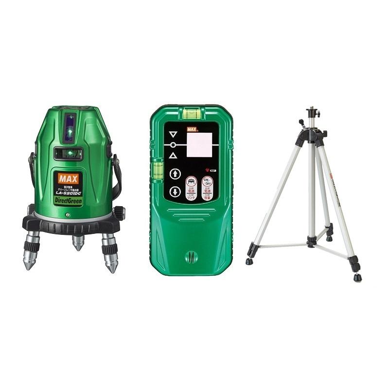 マックス MAX レーザー墨出器 LA-S501DG-DTセット(182) (本体・受光器 