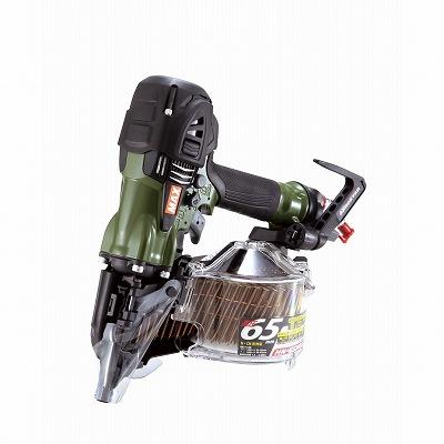 限定色/在庫限り】MAX HN-65N4(D)-M ミリタリーグリーン 高圧釘打機  