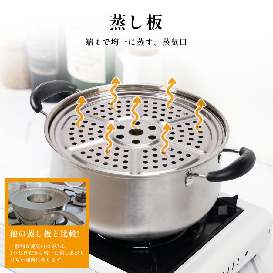 せいろ 蒸し器 2段 21cm 鍋セット 何度も使えるせいろ専用シート付き 蓋付き 蒸篭 天然竹 中華せいろ セイロ 竹製 蒸籠 蒸し 点心 蒸し野菜 小籠包 家庭用 |  | 09