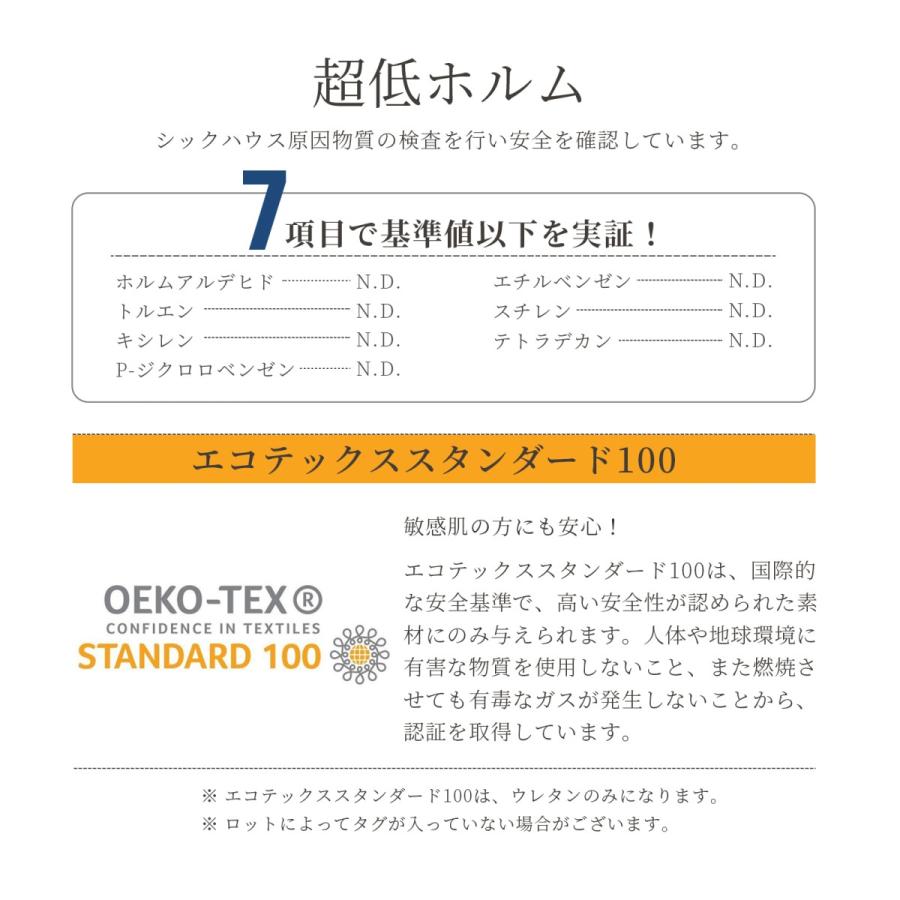 マットレス ダブル 三つ折り 高反発 折りたたみ 高純度 消臭炭 高反発マットレス ベッドマットレス 極厚10cm 純高反発 ダブルマットレス 3つ折り｜monozu｜18