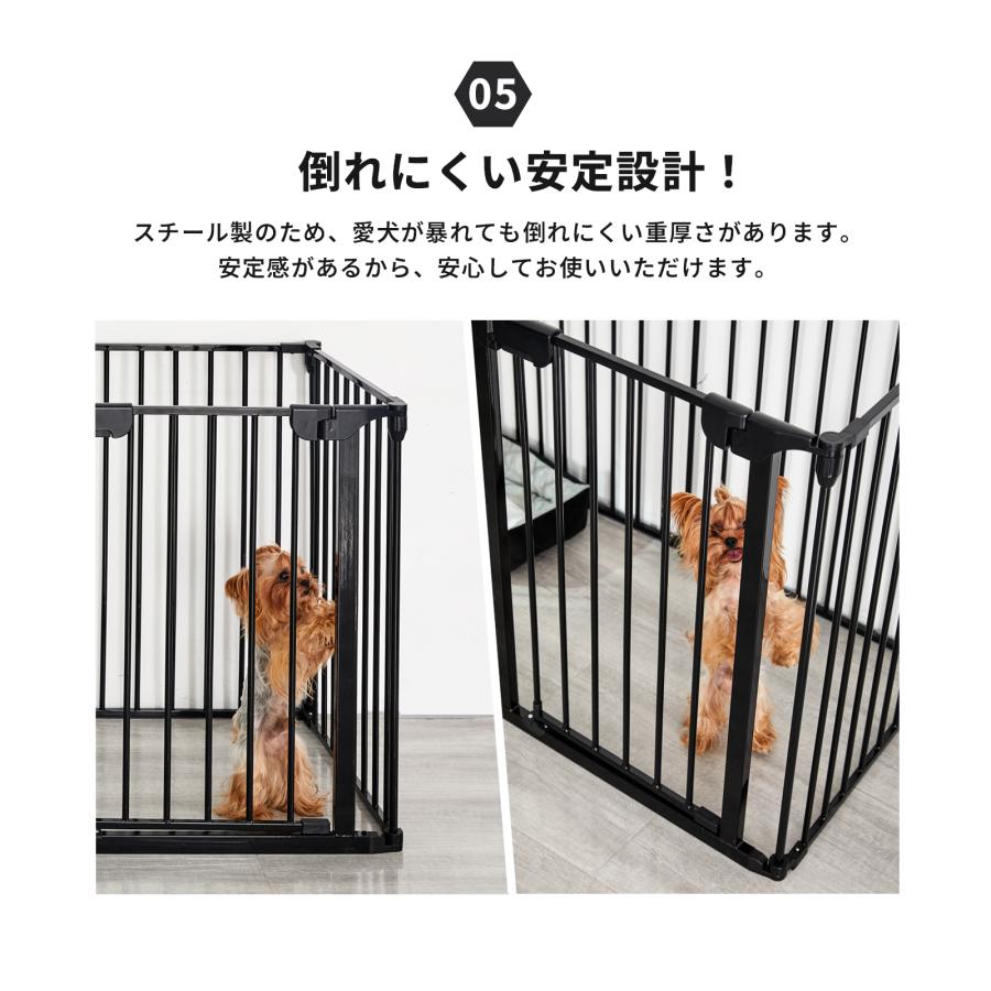 monozu ペットフェンス 6枚セット ドア付き 折りたたみ ペット monozu ペットフェンス 6枚セット ドア付き 折りたたみ ペット