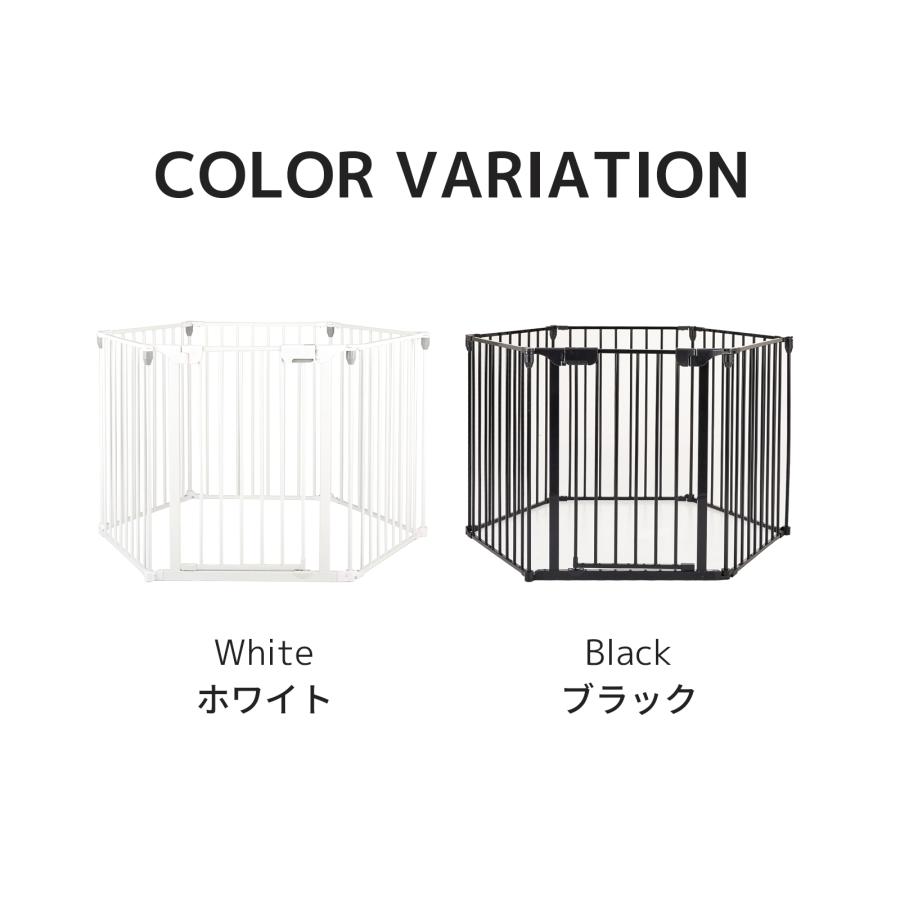 ペットフェンス 6枚セット ドア付き 折りたたみ ペットサークル