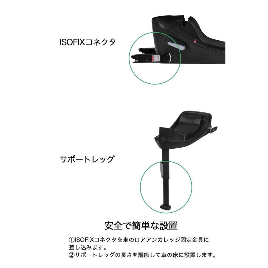 ベースワン Cybex エイトンS2専用車載ベース ベビーシート AtonS2 Base