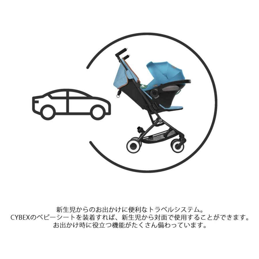 サイベックス リベル 2024 超軽量ストローラー LIBELLE cybex GOLD ベビーカー ゴールドライン 【メーカー保証2年】｜monreve｜11