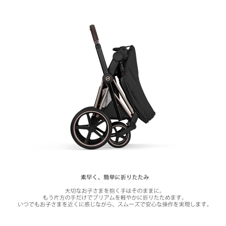 プリアム スタイル カーシートアダプター+レインカバー標準装備 サイベックス cybex PLATINUM PRIAM style【メーカー保証2年】の画像