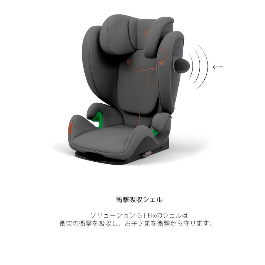 ソリューションG アイフィックス ジュニアシート サイベックス solutionG i-fix ISOFIX【メーカー保証３年】｜monreve｜09