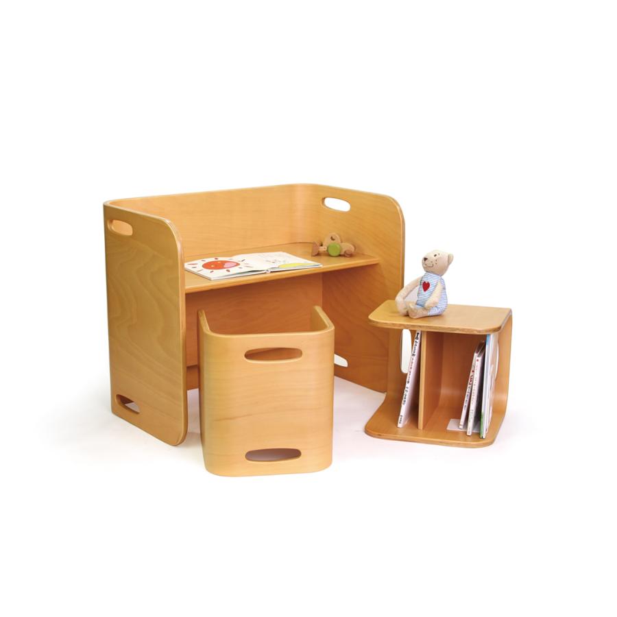 HOPPL（ホップル） コロコロチェア＆デスク ブラックウォールナット